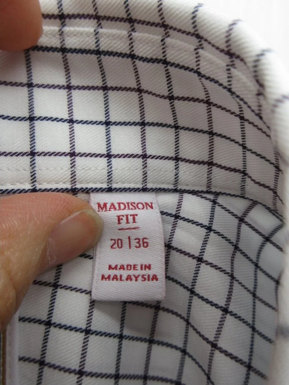 Brooks Brothers Shirt 20 Thomas Mason Madison Luxury Tattersall NEW
